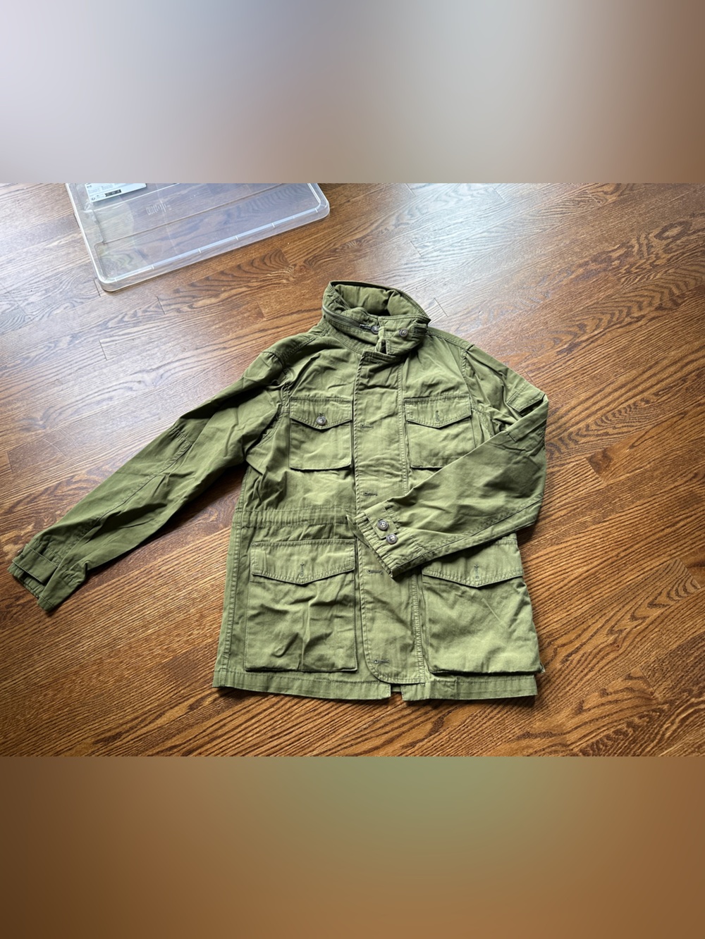 J. Crew Factory Olive Utility Field Jacket
